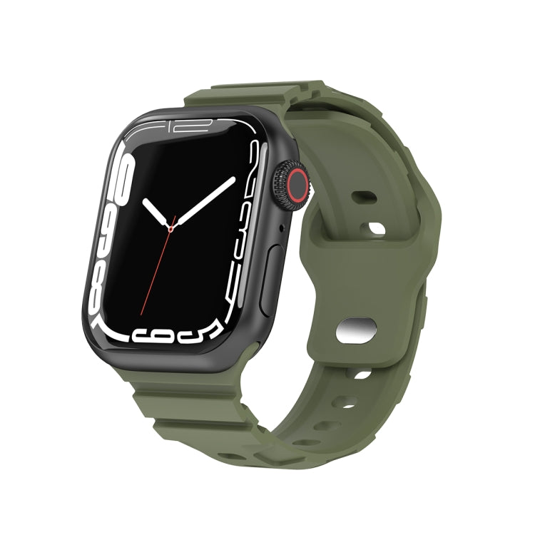 Sports Silicone Watch Band, For Apple Watch Series 8&7 41mm, For Apple Watch Series 8&7 45mm