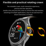 BM01 1.45 inch Steel Band IP68 Waterproof Smart Watch Support Bluetooth Call / NFC, Steel Band (Black), Steel Band (Silver)