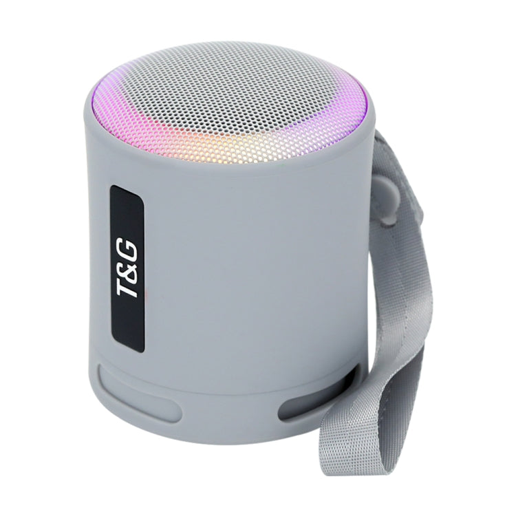 مكبر صوت T&G TG373 محمول خارجي مع إضاءة LED RGB متعددة الألوان ومضخم صوت بلوتوث لاسلكي