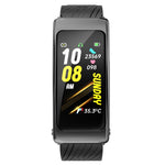 Montre connectée K20 avec bracelet en silicone de 1,14 pouce, oreillettes détachables, étanche et compatible avec les appels Bluetooth.