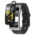 Montre connectée K20 avec bracelet en silicone de 1,14 pouce, oreillettes détachables, étanche et compatible avec les appels Bluetooth.