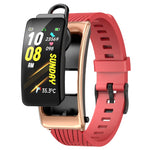 Montre connectée K20 avec bracelet en silicone de 1,14 pouce, oreillettes détachables, étanche et compatible avec les appels Bluetooth.