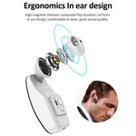 K60 1.08 inch Leather Band Earphone Detachable Life Waterproof Smart Watch Support Bluetooth Call, Leather Band (Black Silver), Leather Band (Brown), Leather Band (Black), Leather Band (Brown Silver)