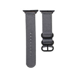 Black Buckle Canvas Watch Band, For Apple Watch Series 8&7 41mm, For Apple Watch Series 8&7 45mm