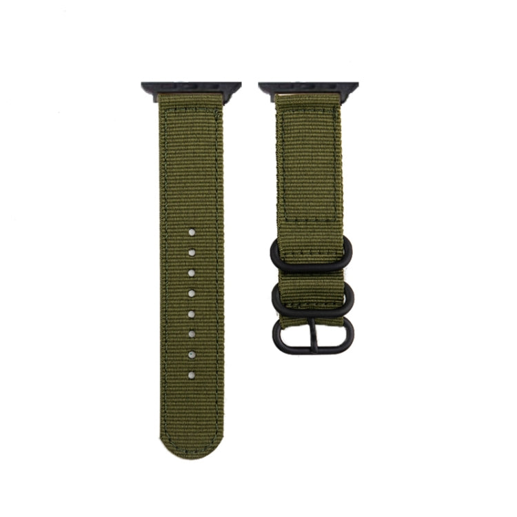 Black Buckle Canvas Watch Band, For Apple Watch Series 8&7 41mm, For Apple Watch Series 8&7 45mm