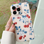 Water Sticker Flower Pattern PC Phone Case, For iPhone 14 Pro Max, For iPhone 14 Pro, For iPhone 14, For iPhone 14 Plus