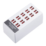 محطة شحن USB سطح مكتب بـ 20 منفذ HUB