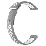 Two-colors Replacement Wrist Strap Watchband, For Garmin Fenix Chronos, For Garmin Vivoactive3