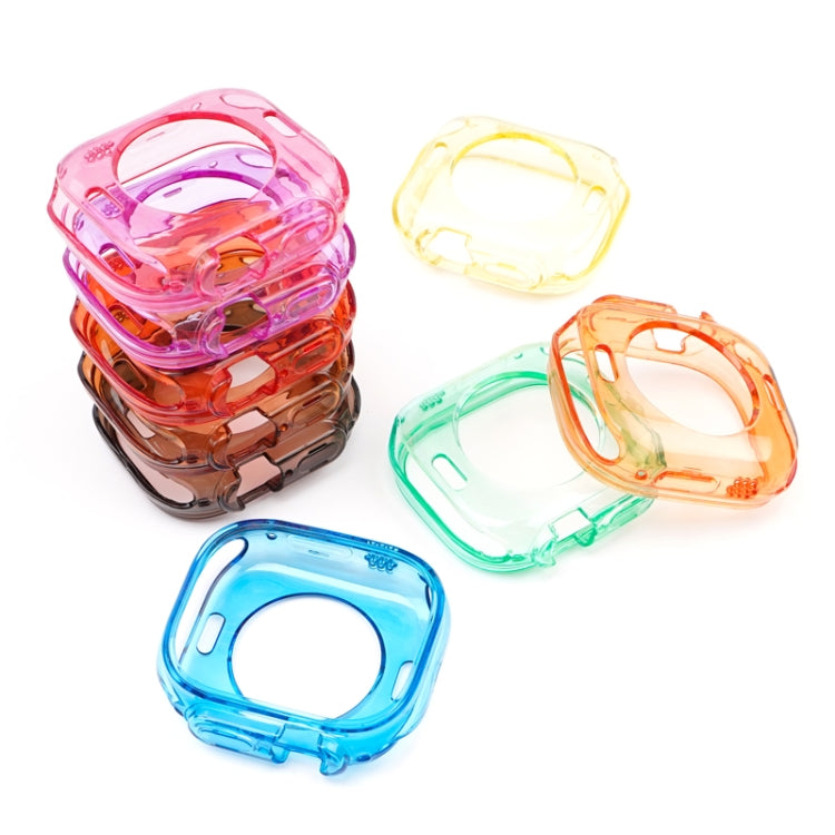 Glacier Jelly Clear TPU Case Watch Band, For Apple Watch Ultra 3 / 2 / 1 49mm