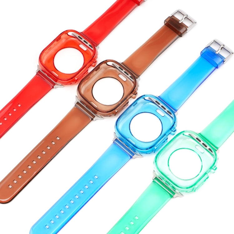 Glacier Jelly Clear TPU Case Watch Band, For Apple Watch Ultra 3 / 2 / 1 49mm