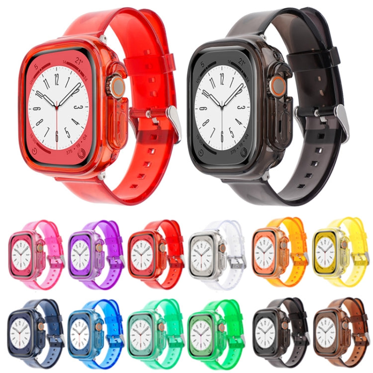 Glacier Jelly Clear TPU Case Watch Band, For Apple Watch Ultra 3 / 2 / 1 49mm
