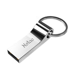 قرص USB 2.0 من الألمنيوم مع تشفير آمن Netac U275 بسعة 64 جيجابايت، 64GB