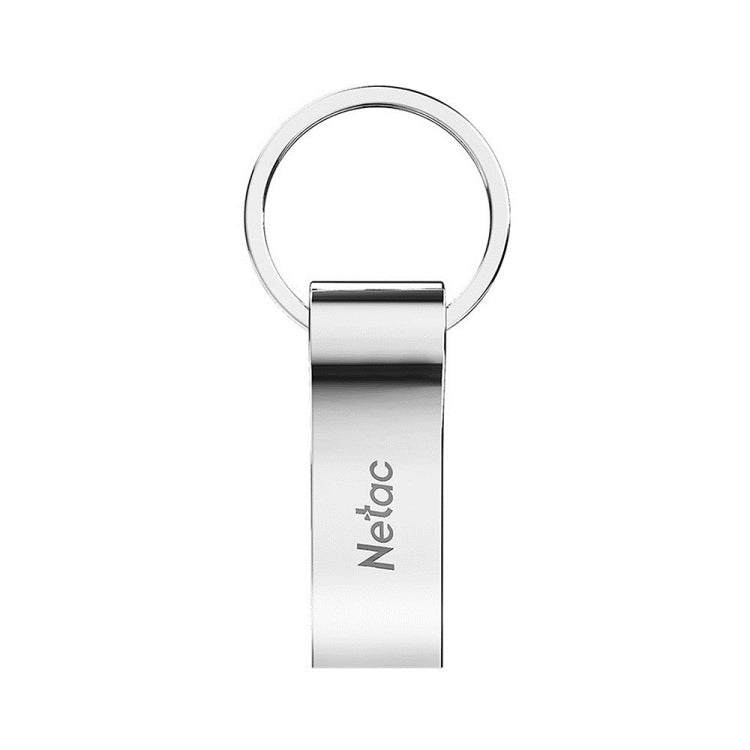 قرص USB 2.0 من الألمنيوم مع تشفير آمن Netac U275 بسعة 64 جيجابايت، 64GB