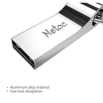 قرص USB 2.0 من الألمنيوم مع تشفير آمن Netac U275 بسعة 64 جيجابايت، 64GB