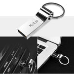 قرص USB 2.0 من الألمنيوم مع تشفير آمن Netac U275 بسعة 64 جيجابايت، 64GB