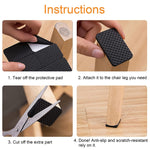95 in 1 EVA Self Adhesive Anti Slip Furniture Leg Pads Set, 93PCS/Set