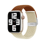 Nylon Braided Stitching Buckle Watch Band, For Apple Watch Series 8&7 41mm, For Apple Watch Series 8&7 45mm