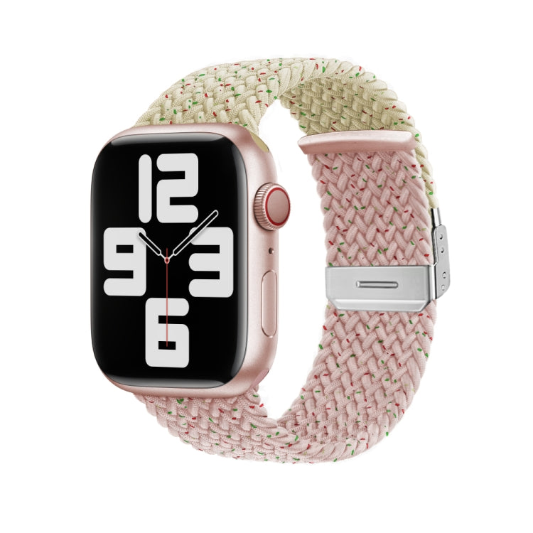 Nylon Braided Stitching Buckle Watch Band, For Apple Watch Series 8&7 41mm, For Apple Watch Series 8&7 45mm