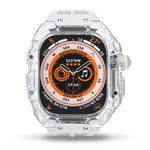 Fluorine Rubber Clear Armor Case Watch Band, For Apple Watch Ultra 3 / 2 / 1 49mm