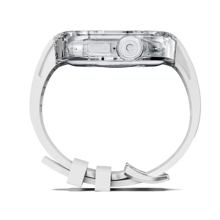 Fluorine Rubber Clear Armor Case Watch Band, For Apple Watch Ultra 3 / 2 / 1 49mm