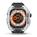 Fluorine Rubber Clear Armor Case Watch Band, For Apple Watch Ultra 3 / 2 / 1 49mm