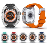 Fluorine Rubber Clear Armor Case Watch Band, For Apple Watch Ultra 3 / 2 / 1 49mm