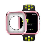 Plating TPU Round Hole Hollowing Protective Case, For Apple Watch Series 6 / 5 / 4 / SE 2025 / 2023 / 2022 40mm, For Apple Watch Series 3 & 2 & 1 42mm