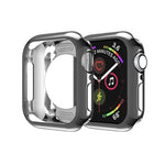 Plating TPU Round Hole Hollowing Protective Case, For Apple Watch Series 6 / 5 / 4 / SE 2025 / 2023 / 2022 40mm, For Apple Watch Series 3 & 2 & 1 42mm