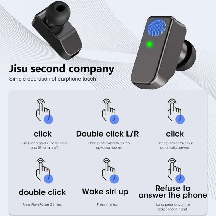 S6 TWS Earphone 1.91 inch Smart Bracelet Support Bluetooth Call / Health Monitoring