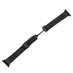 Milan Fold Buckle Metal Watch Band, For Apple Watch Series 8&7 45mm, For Apple Watch Series 8&7 41mm