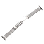 Milan Fold Buckle Metal Watch Band, For Apple Watch Series 8&7 45mm, For Apple Watch Series 8&7 41mm