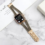 LOVE Leather Chain Watch Band, For Apple Watch Series 8&7 45mm, For Apple Watch Series 8&7 41mm