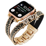 LOVE Leather Chain Watch Band, For Apple Watch Series 8&7 45mm, For Apple Watch Series 8&7 41mm