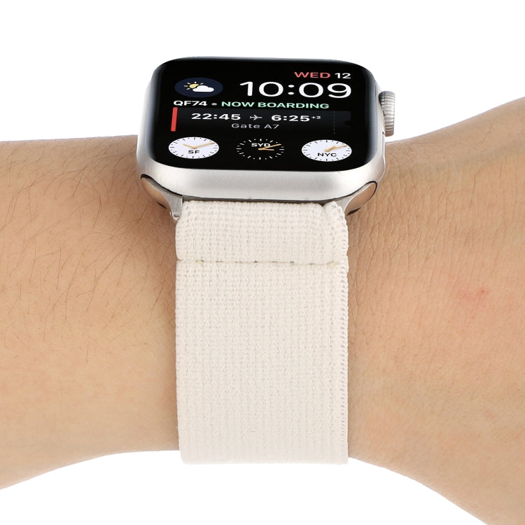 Elastic Nylon Braid Watch Band, For Apple Watch Series 8&7 45mm, For Apple Watch Series 8&7 41mm