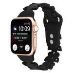Butterfly Hollow Silicone Watch Band, For Apple Watch Series 8&7 45mm, For Apple Watch Series 8&7 41mm