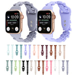 Butterfly Hollow Silicone Watch Band, For Apple Watch Series 8&7 45mm, For Apple Watch Series 8&7 41mm