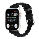 Single Elastic Nylon Braid Watch Band, For Apple Watch Series 8&7 45mm, For Apple Watch Series 8&7 41mm
