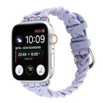 Single Elastic Nylon Braid Watch Band, For Apple Watch Series 8&7 45mm, For Apple Watch Series 8&7 41mm