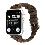 Single Elastic Nylon Braid Watch Band, For Apple Watch Series 8&7 45mm, For Apple Watch Series 8&7 41mm