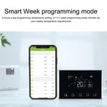 BHT-8000RF-VA- GBCW Wireless Smart LED Screen Thermostat With WiFi, Specification:Electric / Boiler Heating, Electric Heating, Electric Boiler Heating, Boiler Heating, Water Heating, Hydroelectric Heating, Water Boiler Heating