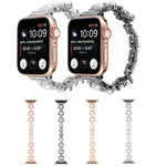 Flower Bracelet Metal Watch Band, For Apple Watch Series 8&7 45mm, For Apple Watch Series 8&7 41mm