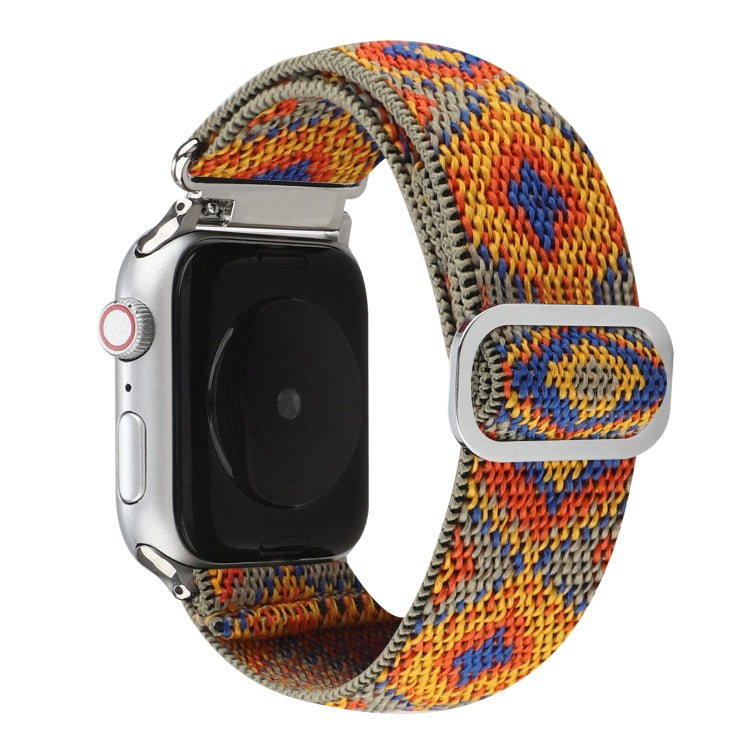 Buckle Elastic Nylon Watch Band, For Apple Watch Series 8&7 45mm, For Apple Watch Series 8&7 41mm