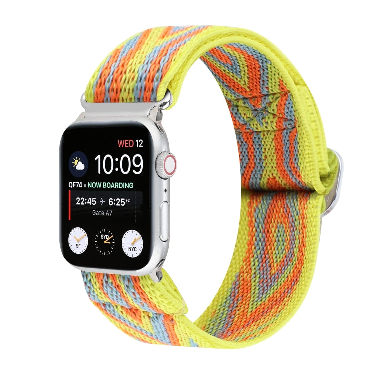 Buckle Elastic Nylon Watch Band, For Apple Watch Series 8&7 45mm, For Apple Watch Series 8&7 41mm