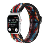 Buckle Elastic Nylon Watch Band, For Apple Watch Series 8&7 45mm, For Apple Watch Series 8&7 41mm