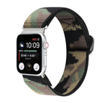 سوار ساعة من النايلون المطاطي مع إبزيم، لسلسلة Apple Watch 8&7 مقاس 45مم، لسلسلة Apple Watch 8&7 مقاس 41مم