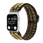 Buckle Elastic Nylon Watch Band, For Apple Watch Series 8&7 45mm, For Apple Watch Series 8&7 41mm