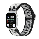 Buckle Elastic Nylon Watch Band, For Apple Watch Series 8&7 45mm, For Apple Watch Series 8&7 41mm