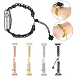 Dual-row Chain Metal Watch Band, For Apple Watch Series 8&7 45mm, For Apple Watch Series 8&7 41mm