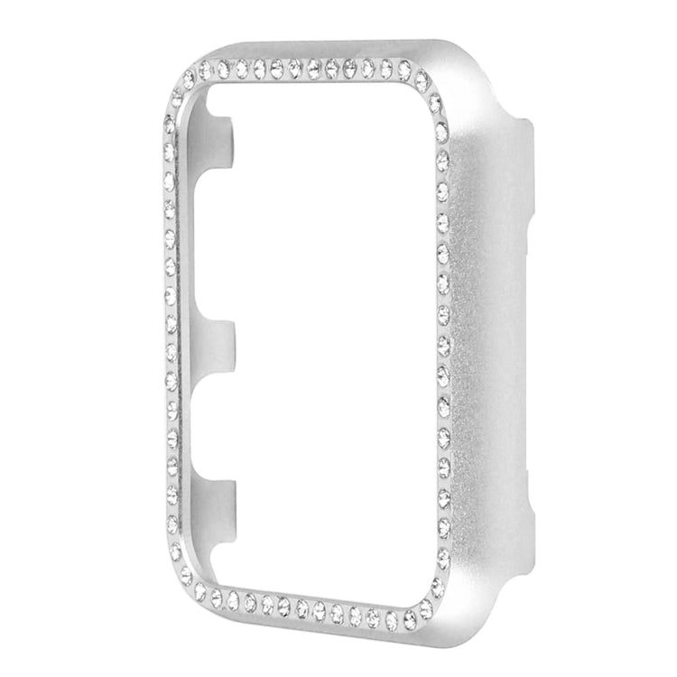 Aluminum Alloy Diamond Watch Protective Case, For Apple Watch Series 9 / 8 / 7 45mm, For Apple Watch Series SE 2025&SE 2&6&SE&5&4 44mm, For Apple Watch Series 3&2&1 42mm, For Apple Watch Series 9 / 8 / 7 41mm                                            ...