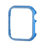 Aluminum Alloy Diamond Watch Protective Case, For Apple Watch Series 9 / 8 / 7 45mm, For Apple Watch Series SE 2025&SE 2&6&SE&5&4 44mm, For Apple Watch Series 3&2&1 42mm, For Apple Watch Series 9 / 8 / 7 41mm                                            ...